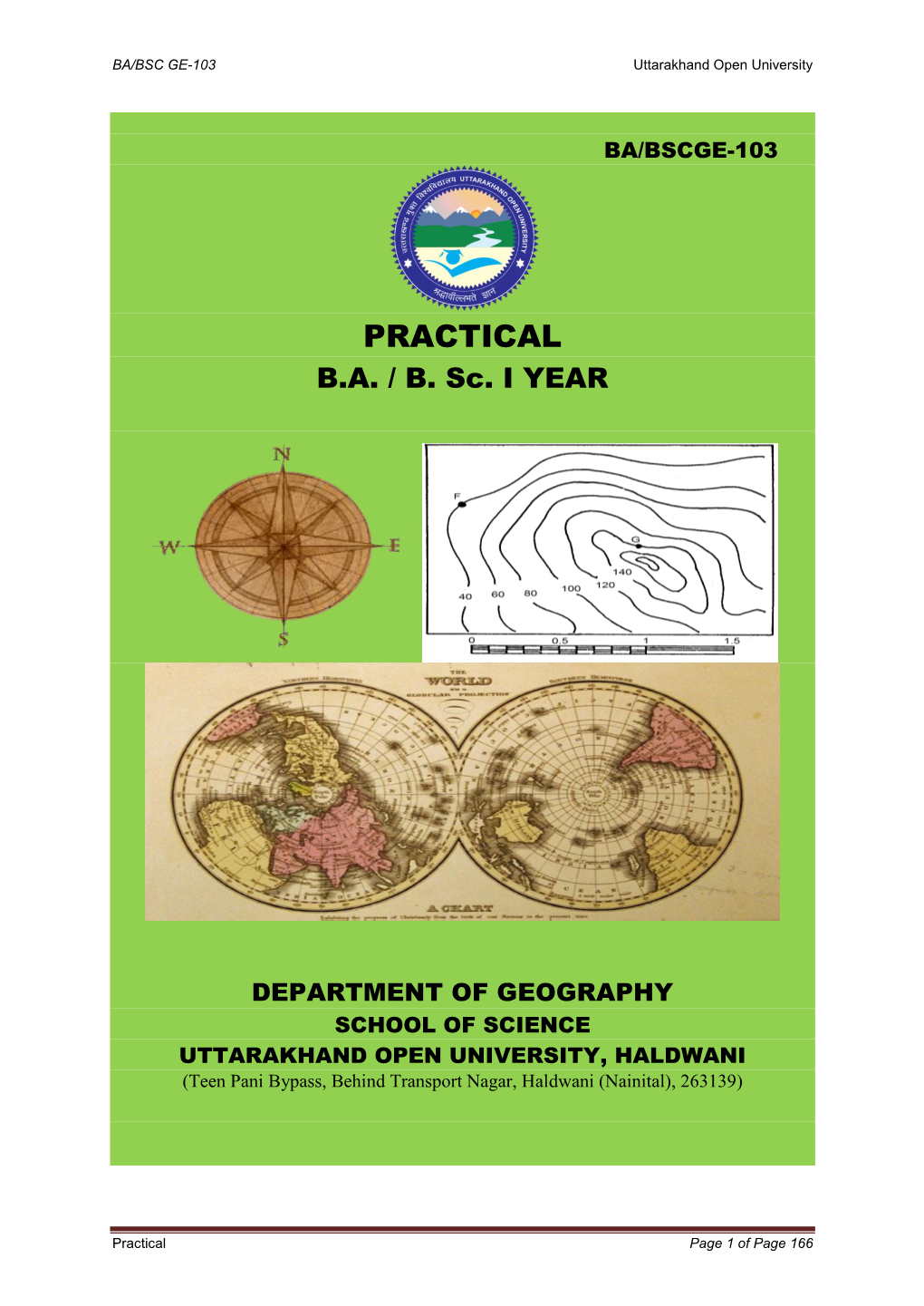 Diagonal Scale UNIT: 2 Elements and Types of Maps UNIT: 3 Enlargement and Reduction of Maps