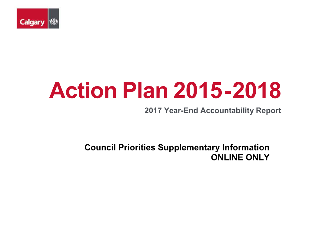 Action Plan 2015-2018 2017 Year-End Accountability Report