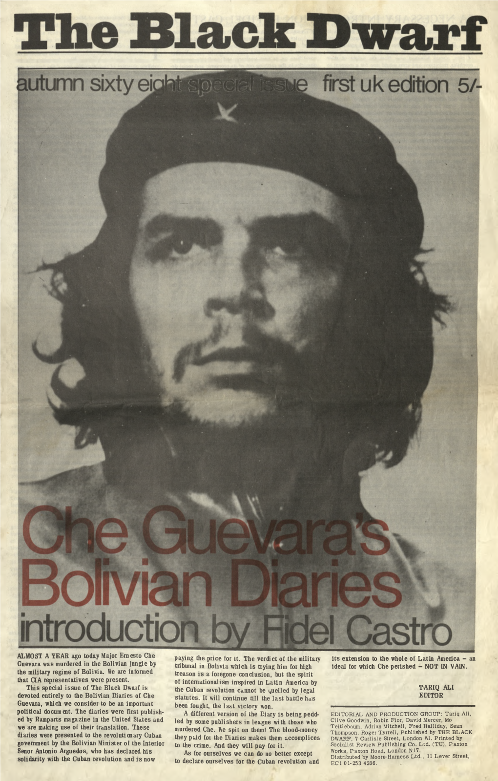 ALMOST a YEAR Ago Today Major Ernesto Che Guevara Was