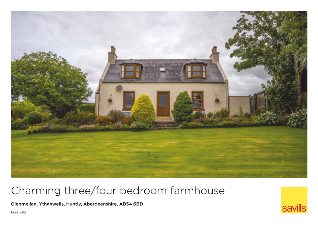 Charming Three/Four Bedroom Farmhouse