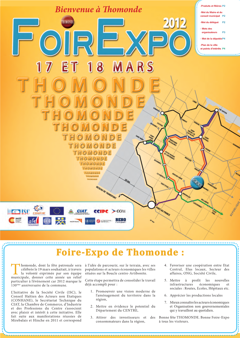 Thomonde -Mot Du Maire Et Du Conseil Municipal P2