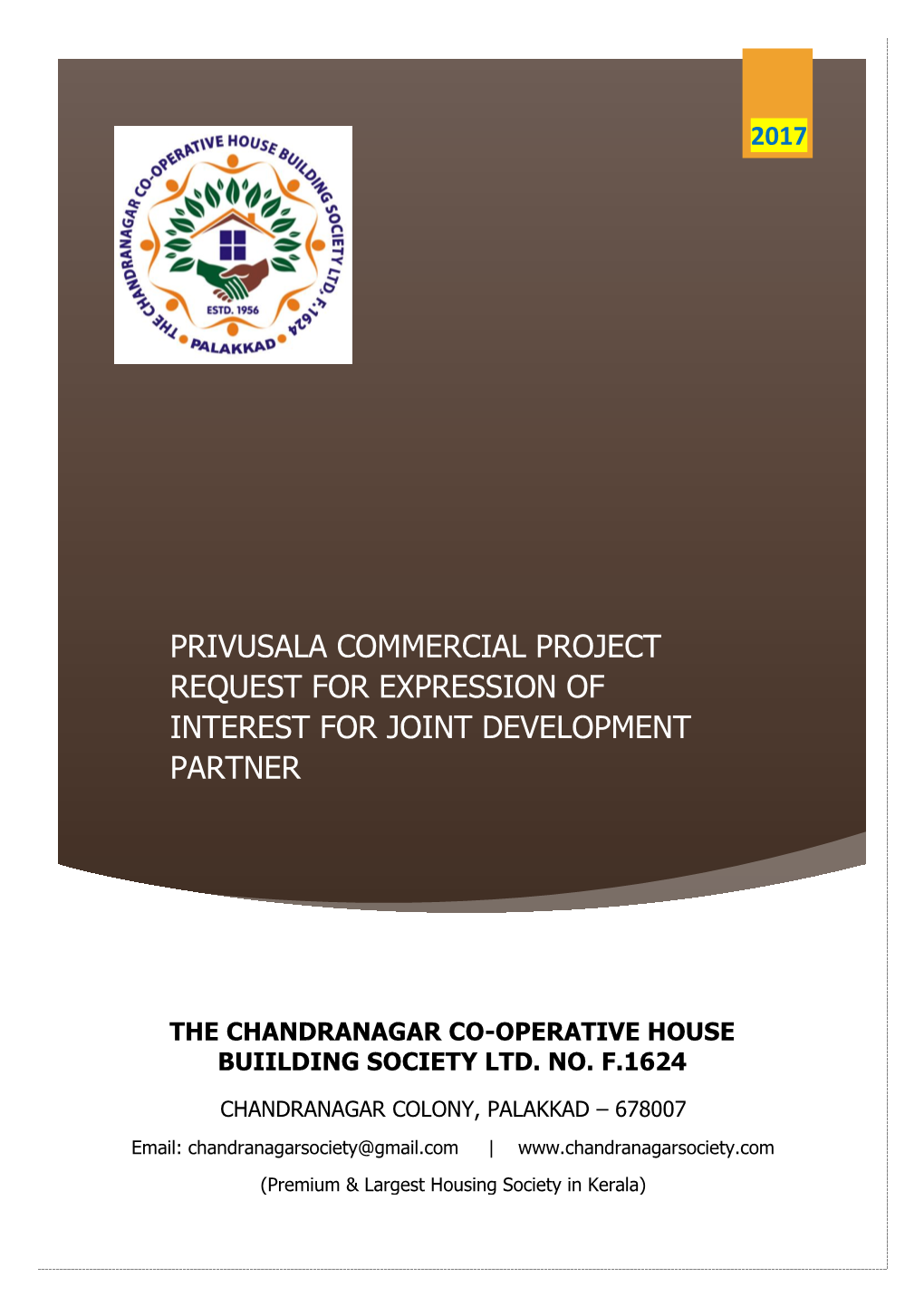 Privusala Commercial Project Request for Expression of Interest for Joint Development Partner