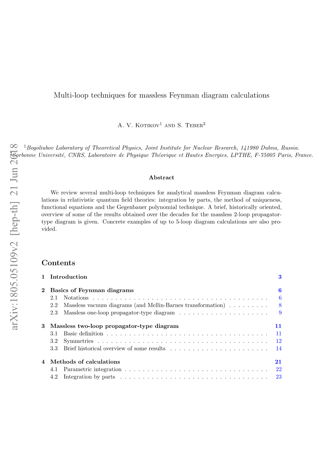 Multi-Loop Techniques for Massless Feynman Diagram Calculations