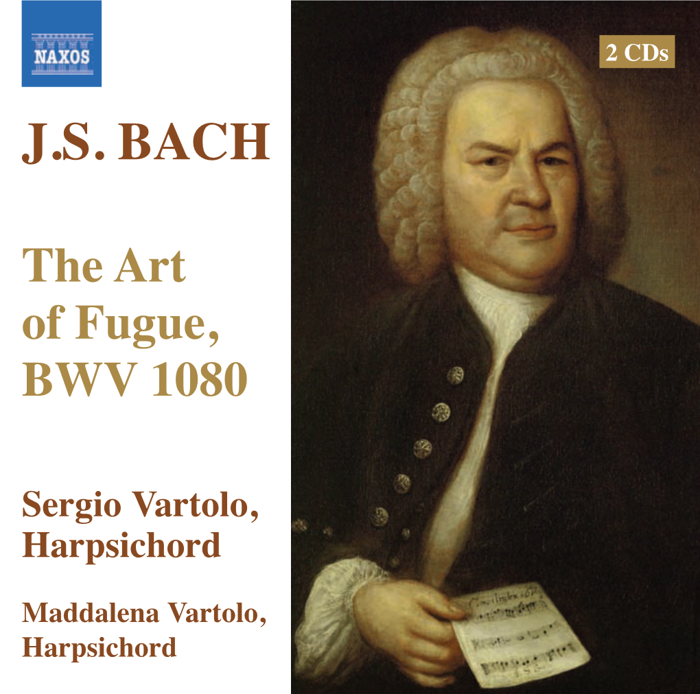 JS BACH the Art of Fugue, BWV 1080 Sergio Vartolo