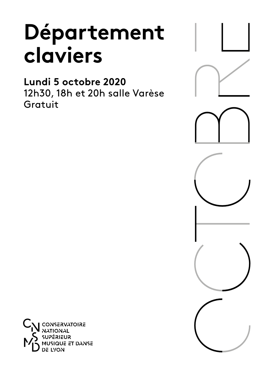 Département Claviers Lundi 5 Octobre 2020 12H30, 18H Et 20H Salle Varèse Gratuit Megumi Sato
