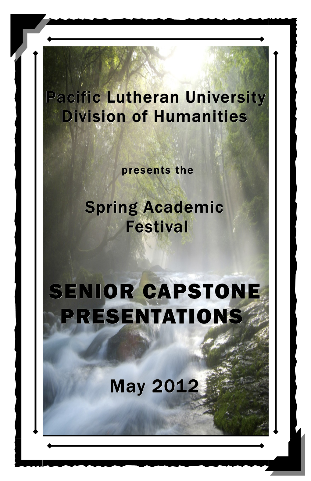 Senior Capstone Presentations