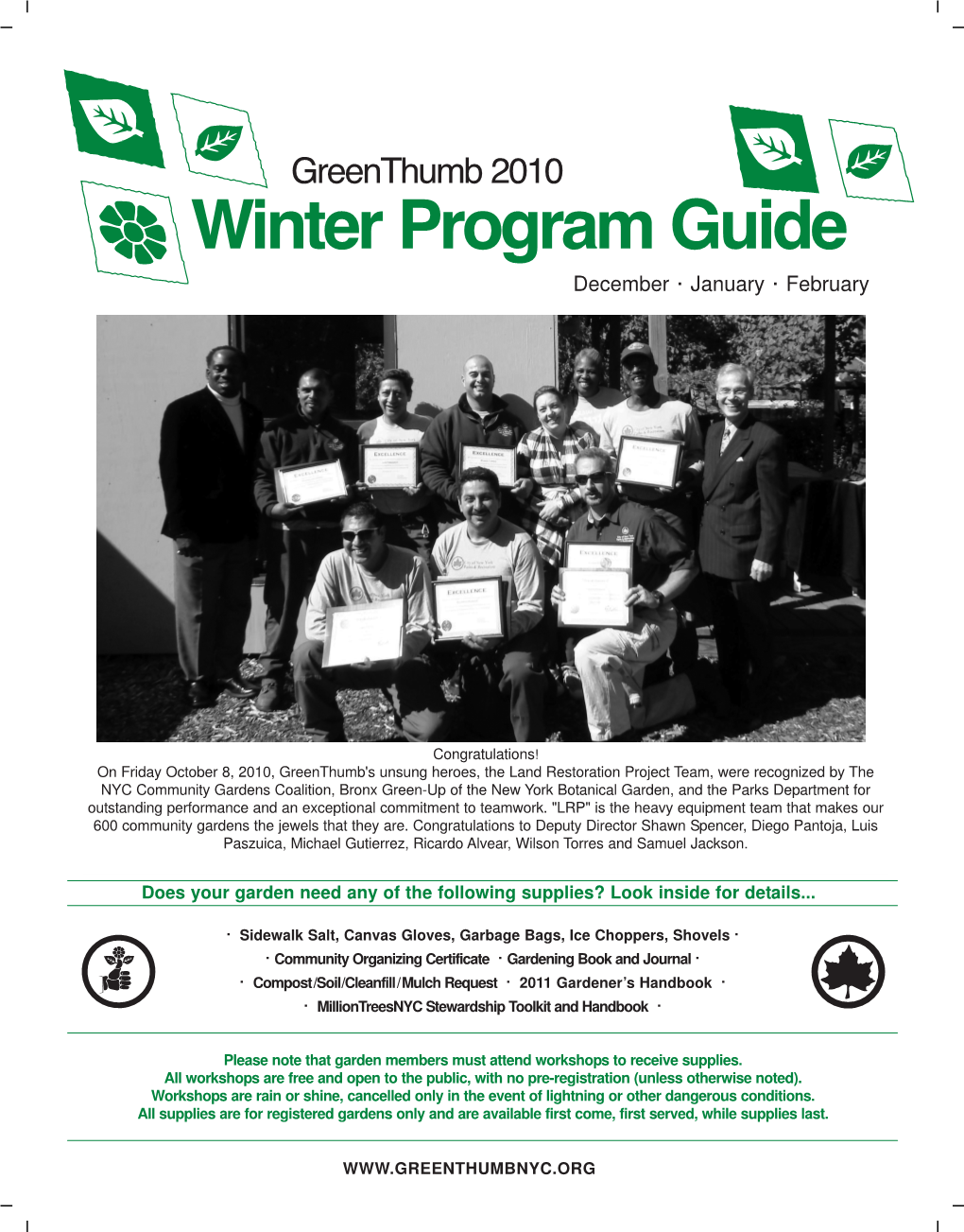 Winter Program Guide December