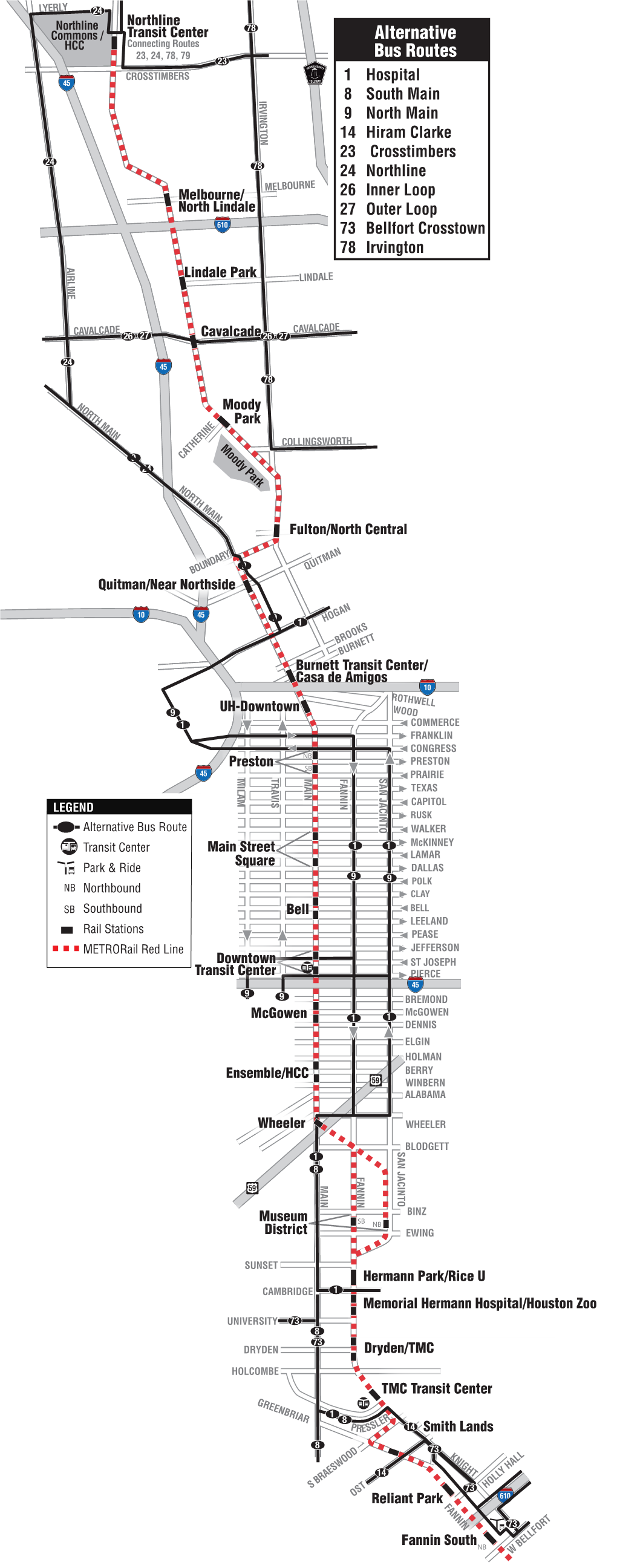 Alternative Bus Routes