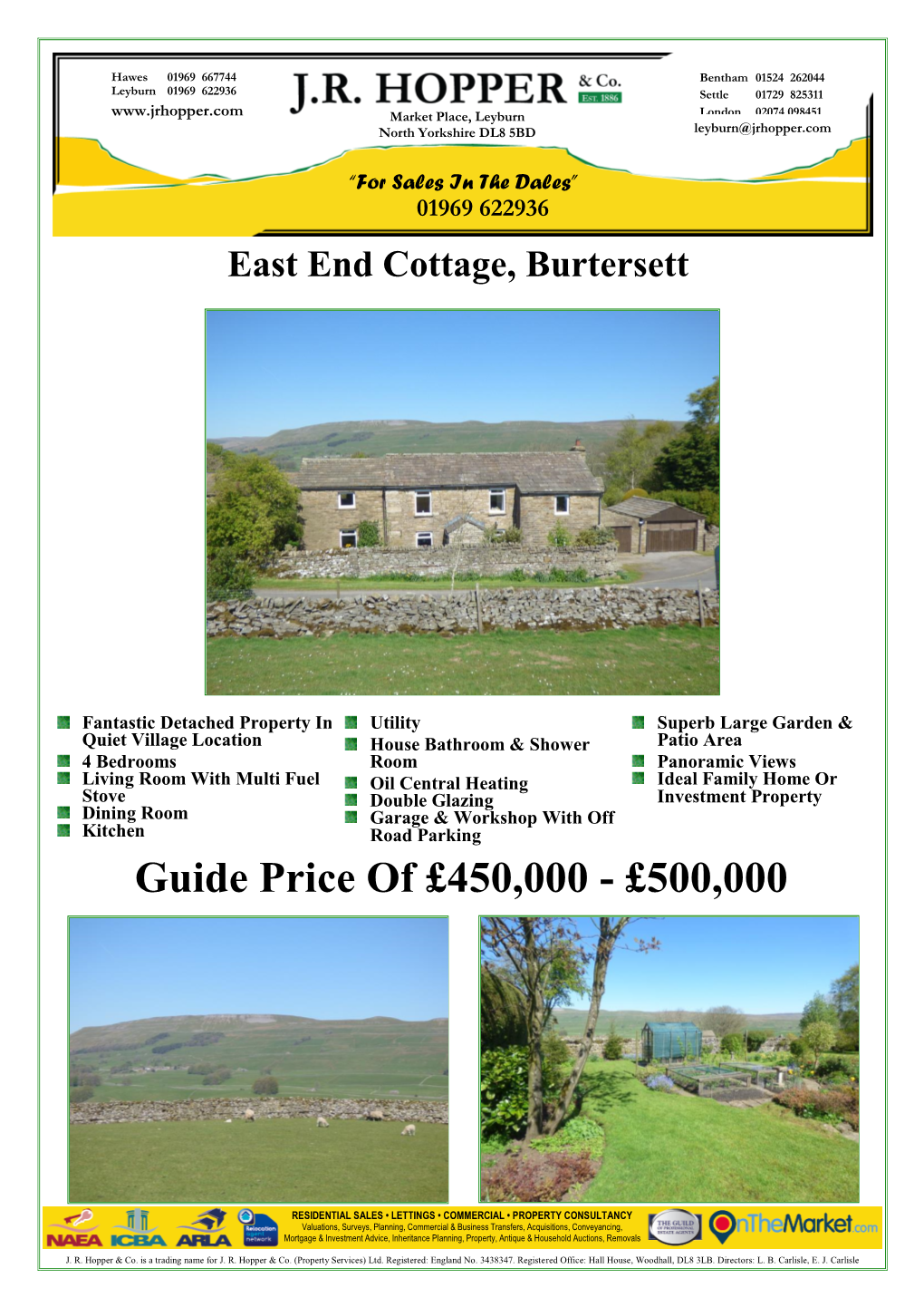 East End Cottage, Burtersett