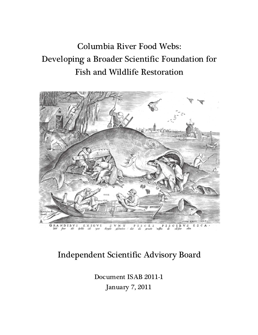 Columbia River Food Web Report