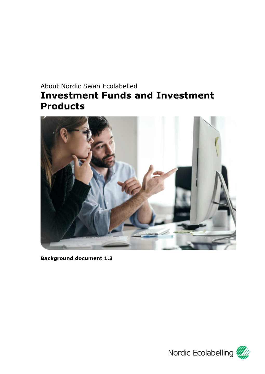 Investment Funds and Investment Products