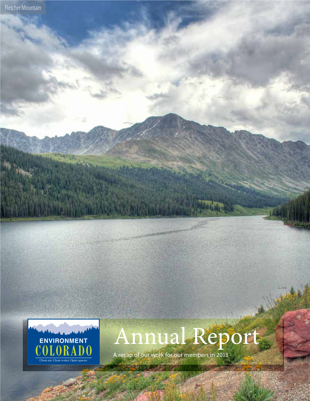 Annual Report a Recap of Our Work for Our Members in 2013 to Our Members