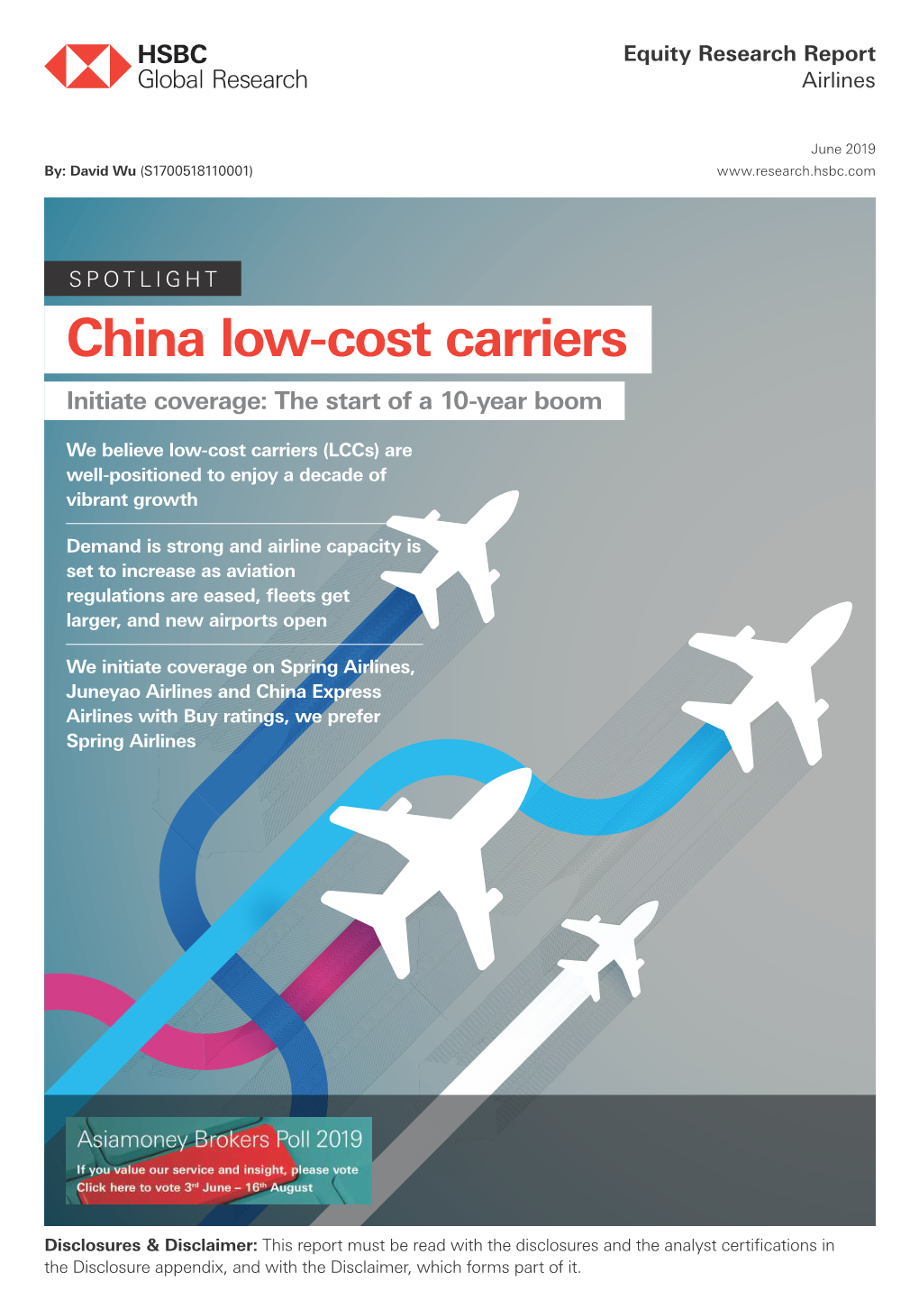 Juneyao Airlines and China Express Airlines with Buy Ratings, We Prefer Spring Airlines June 2019 June