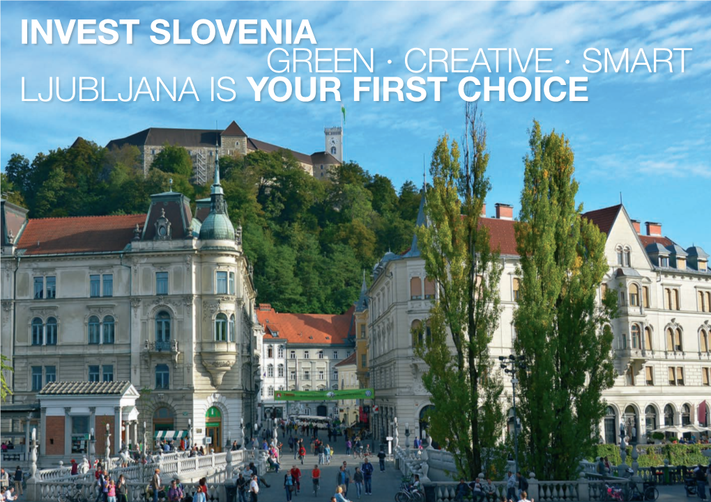Invest Slovenia Green · Creative · SMART LJUBLJANA IS Your