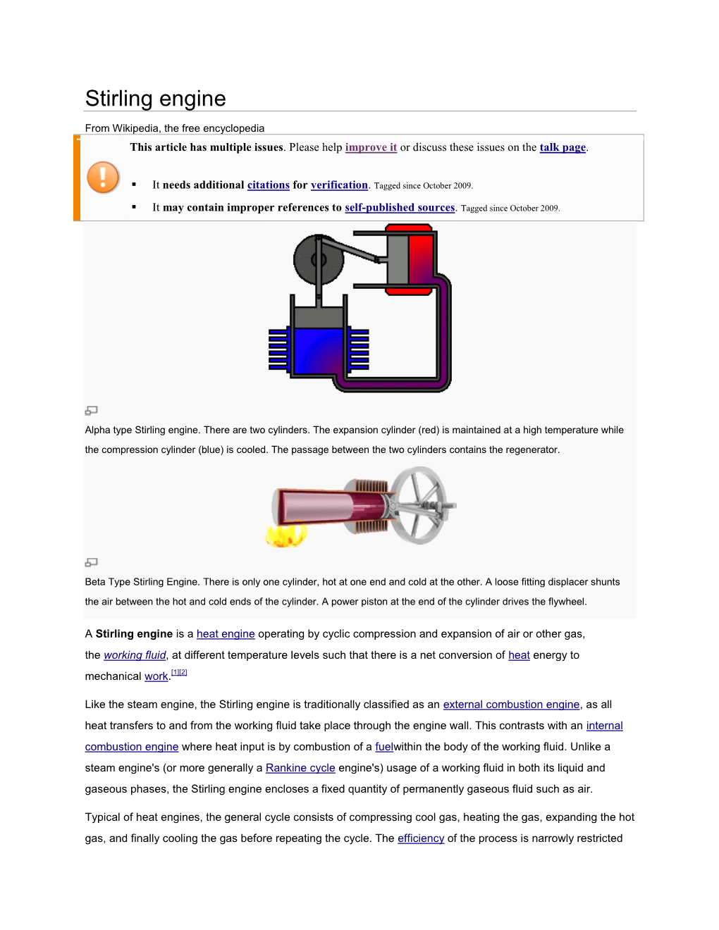 Stirling Engine