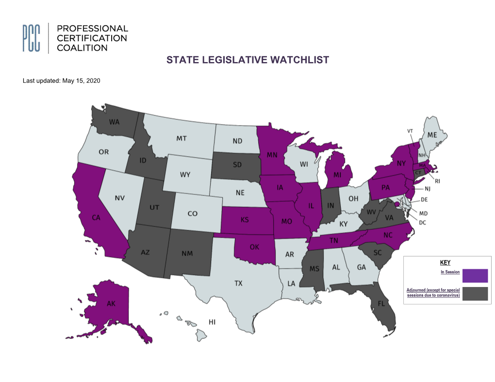 State Legislative Watchlist