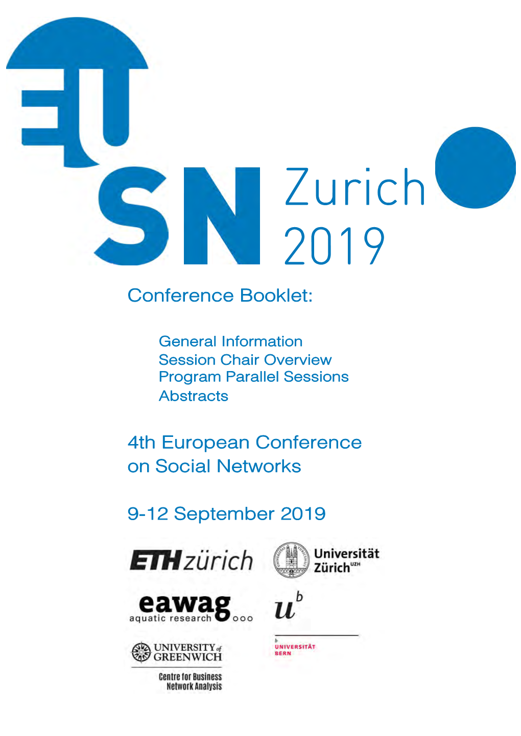 Zurich 2019 Conference Booklet