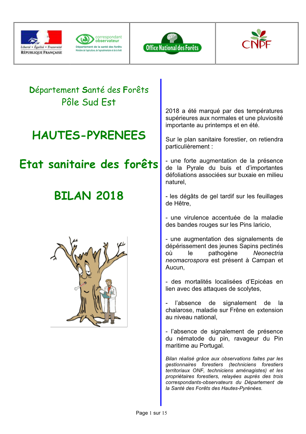 Bilan 2018 Du 65