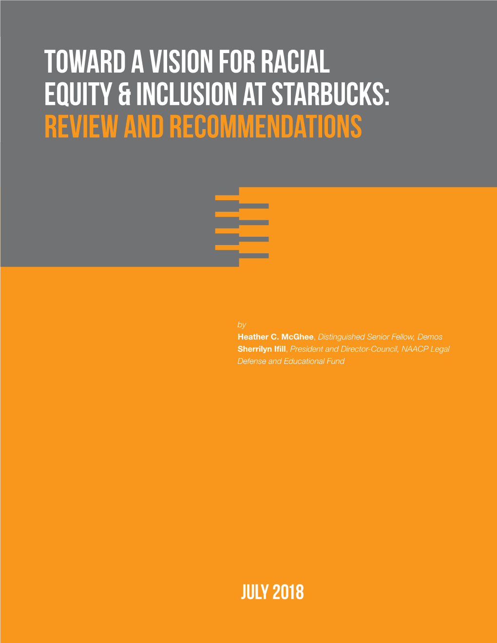 Toward a Vision for Racial Equity & Inclusion at Starbucks