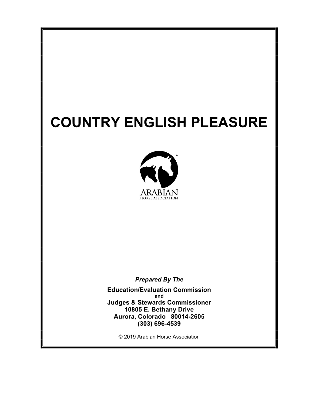 Country English Pleasure