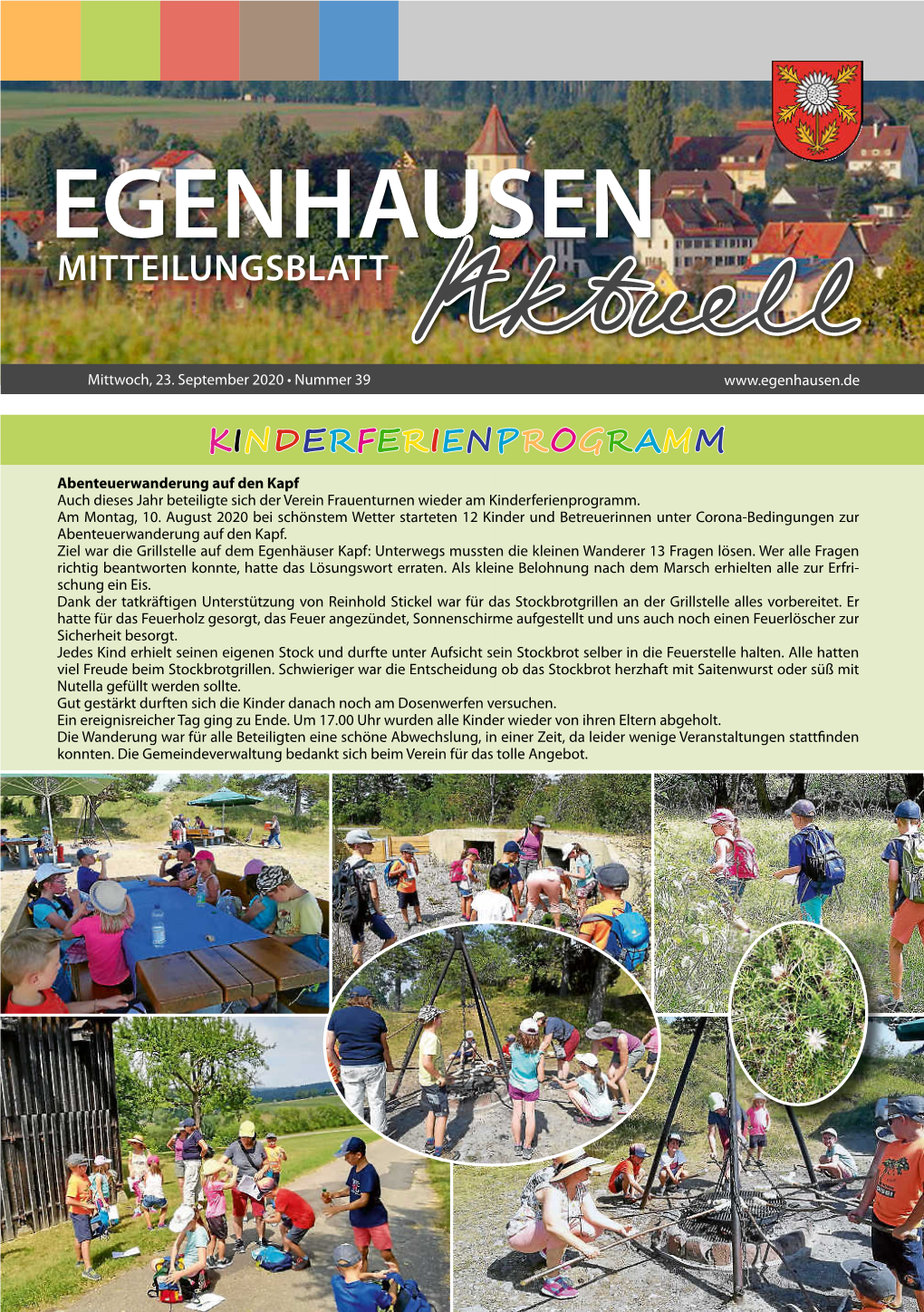 Egenhausen Mitteilungsblatt