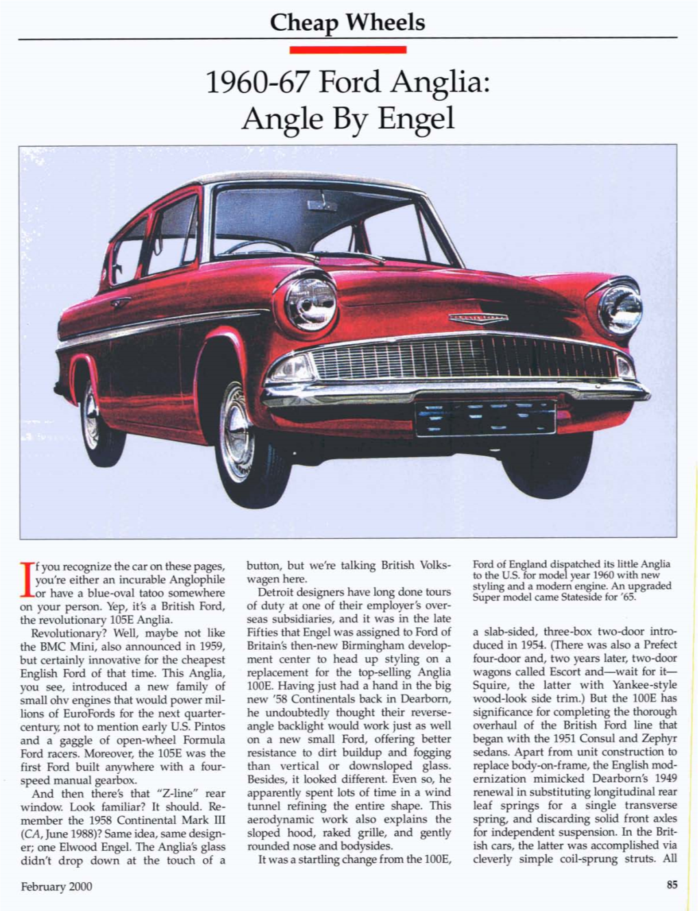 1960-67 Ford Anglia: Angle by Engel