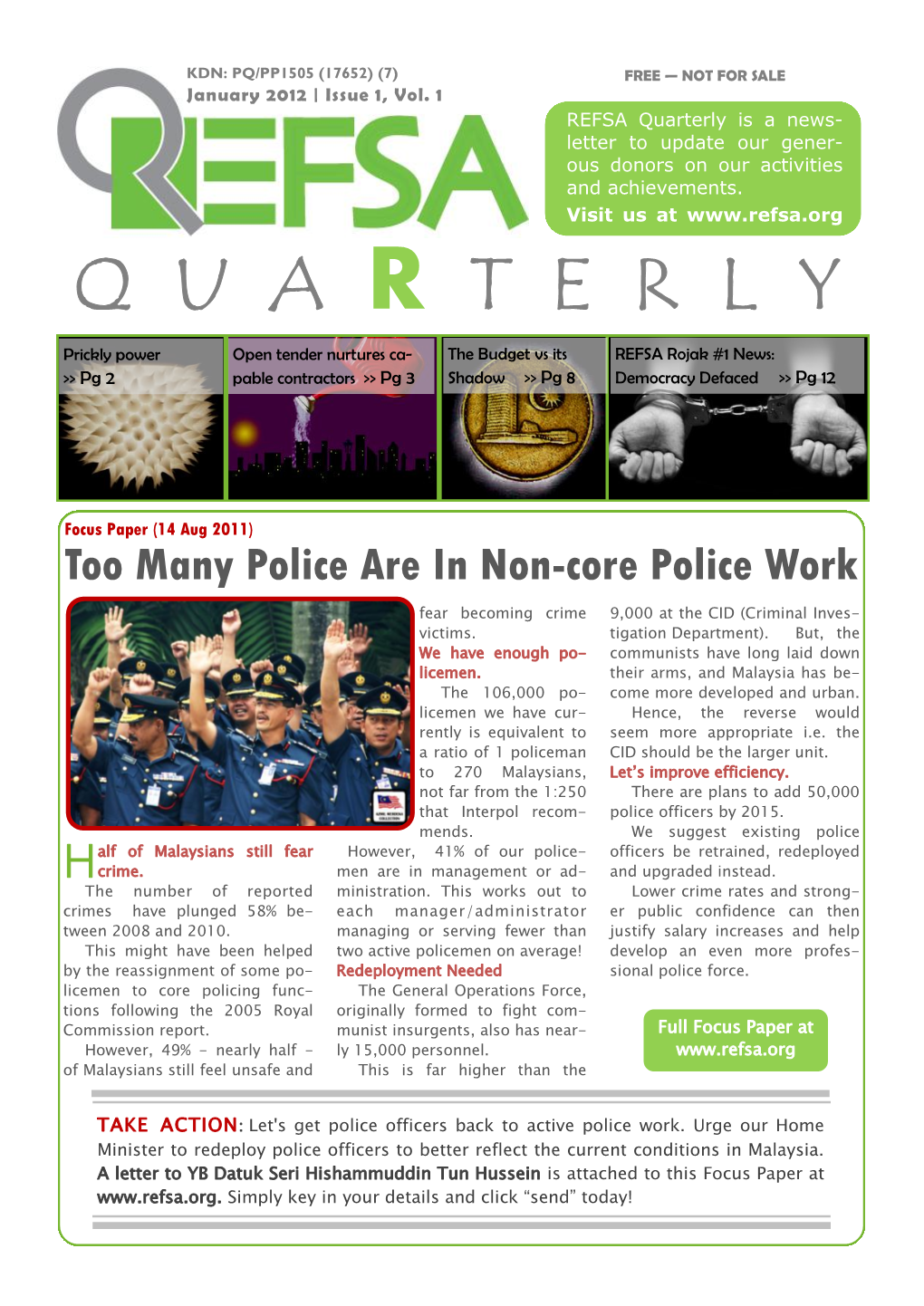 REFSA-Quarterly-Jan-2012.Pdf