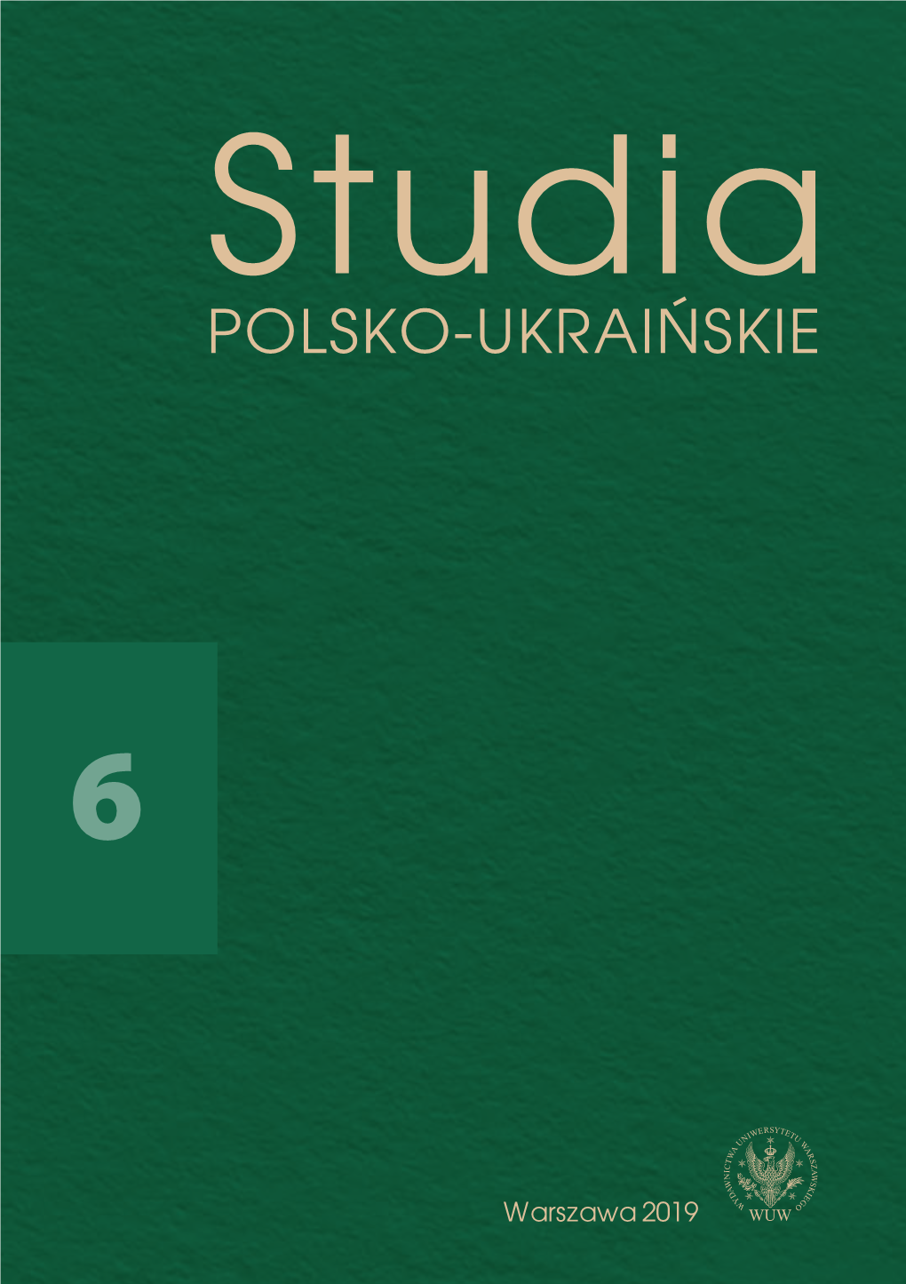 Studia Polsko-Ukraińskie 6