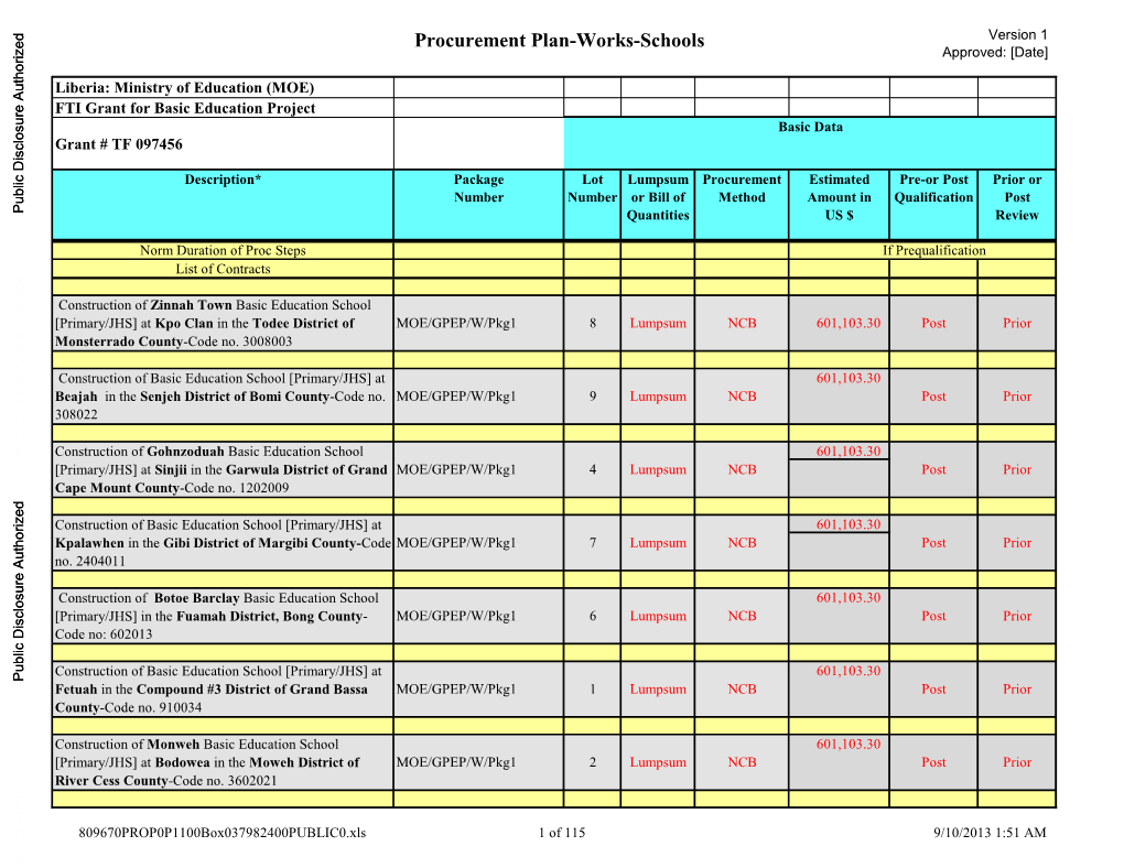 World Bank Document