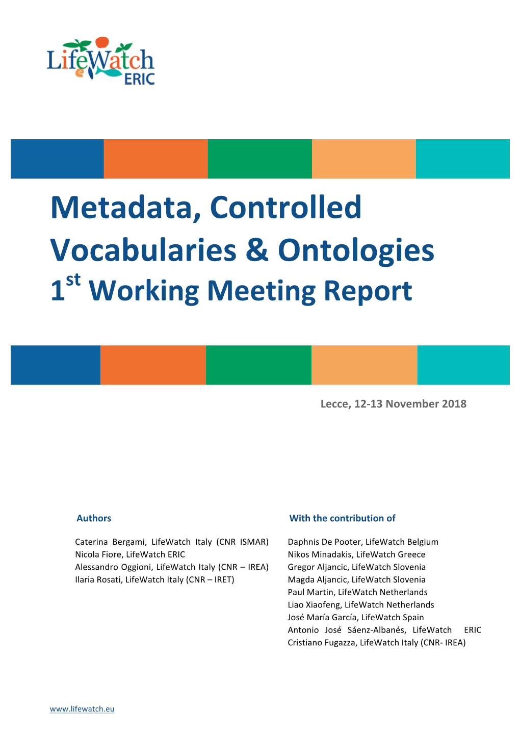 Metadata, Controlled Vocabularies & Ontologies