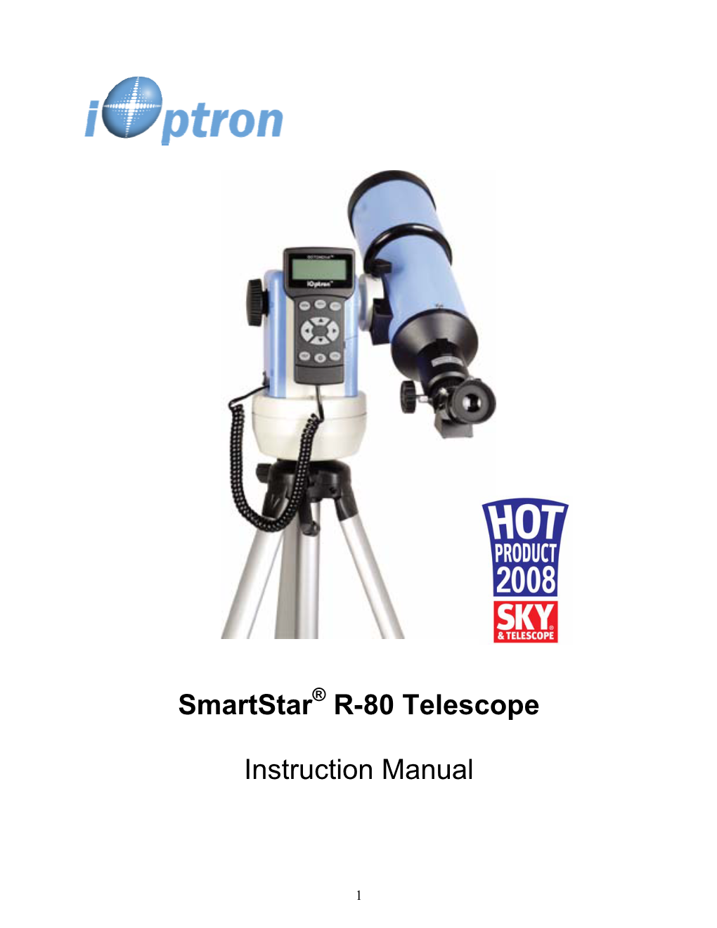 Smartstar R-80 Telescope Instruction Manual