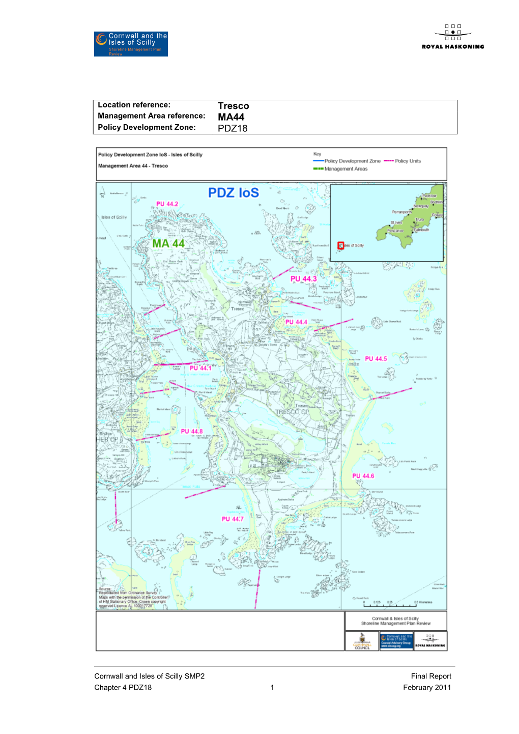 MA44 Policy Development Zone: PDZ18