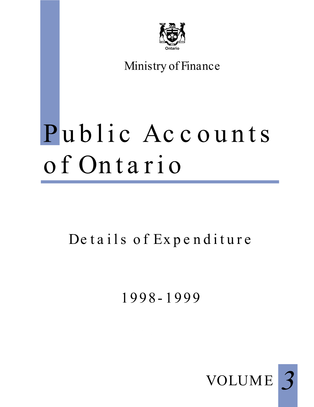 Public Accounts 1998-1999