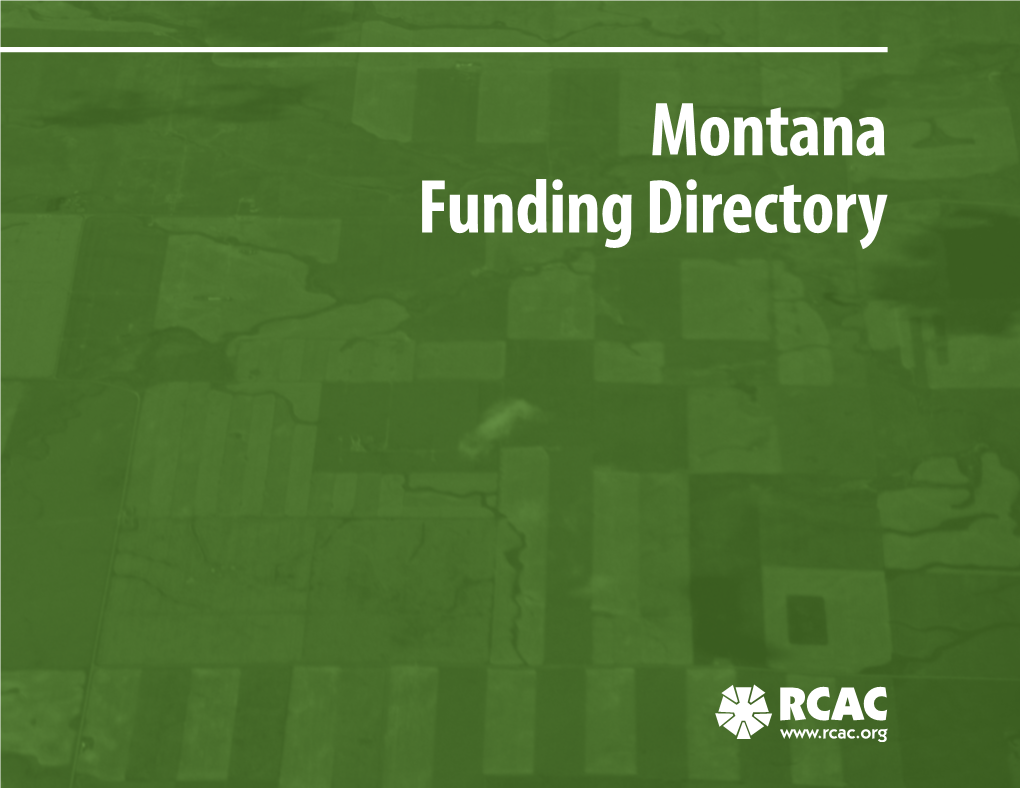 Montana Funding Directory Montana Funding Directory