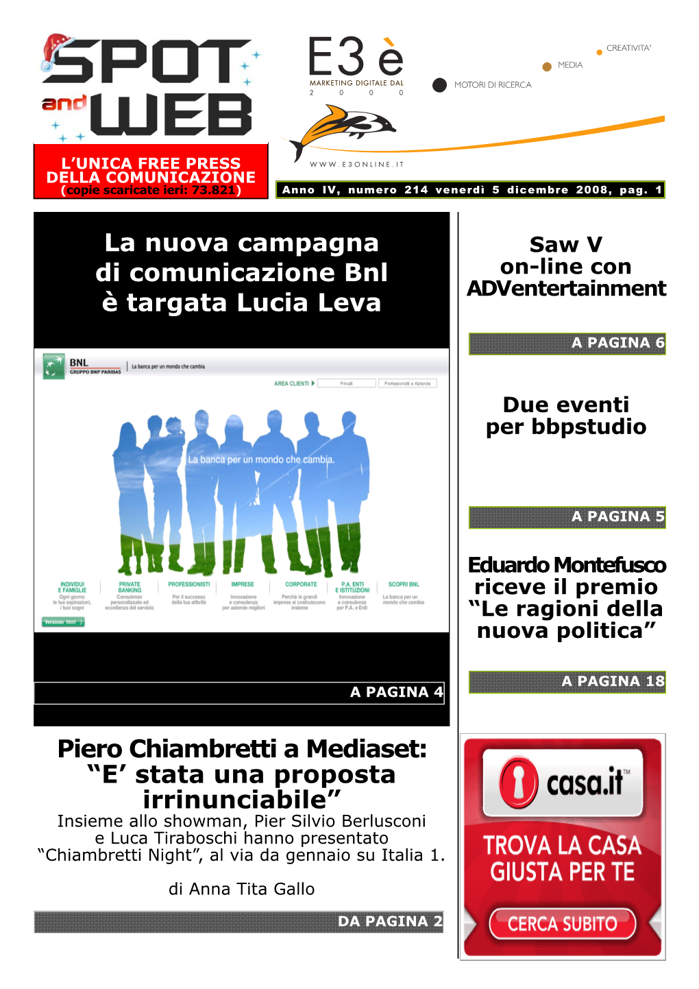 La Nuova Campagna Di Comunicazione Bnl