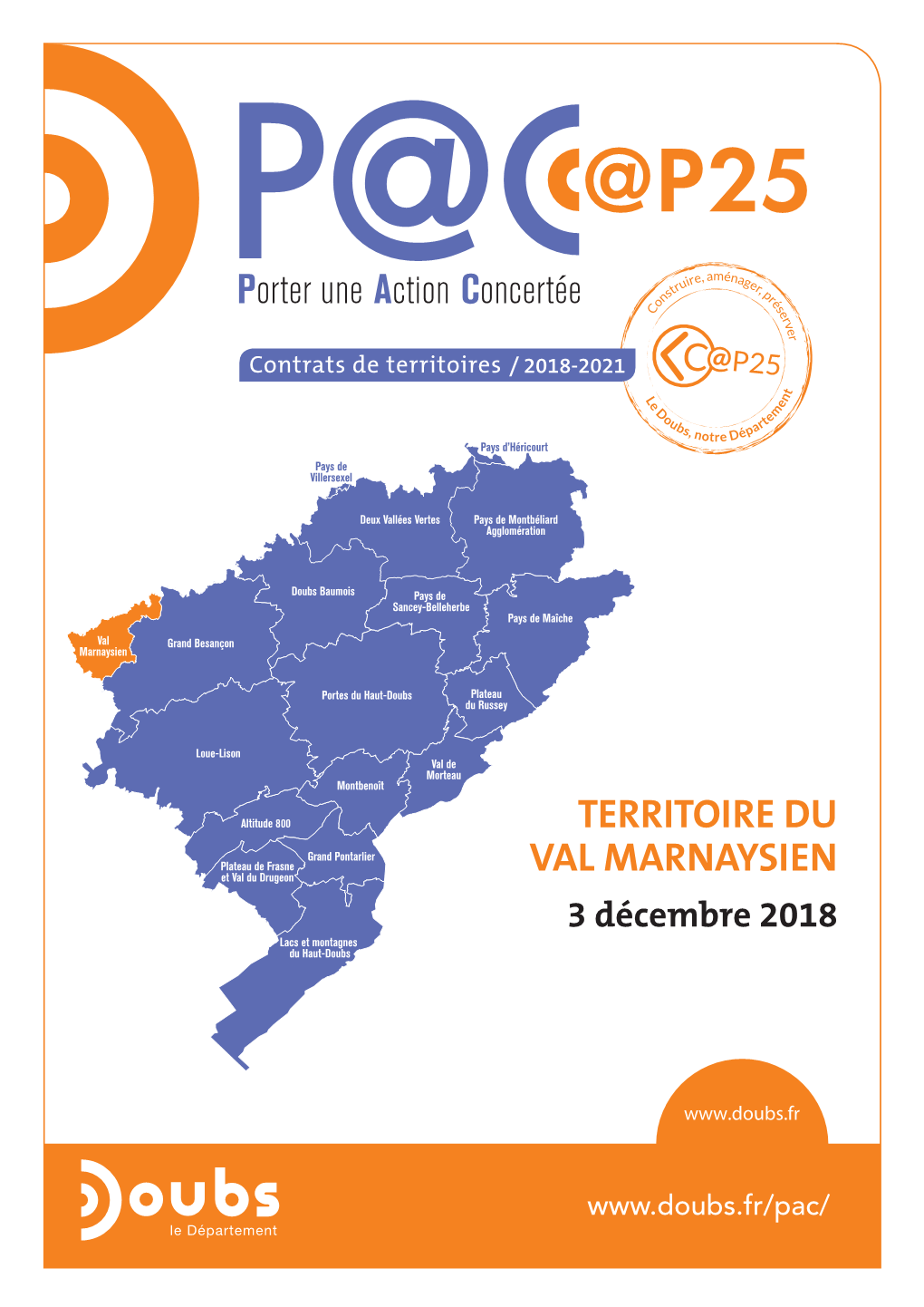 TERRITOIRE DU VAL MARNAYSIEN 3 Décembre 2018