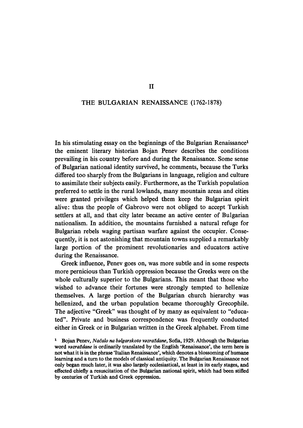 The Bulgarian Renaissance (1762-1878)