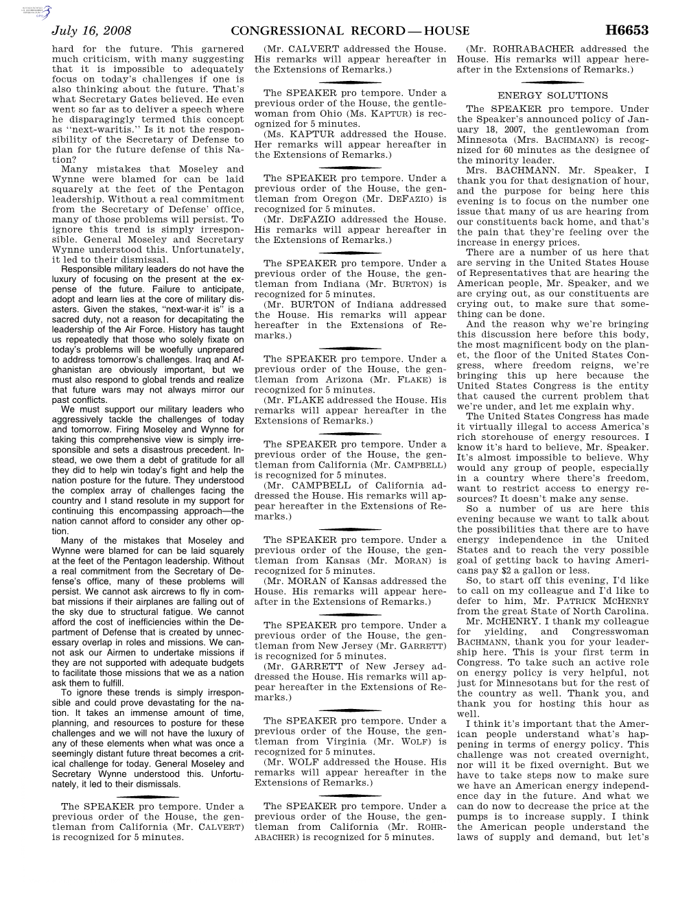 Congressional Record—House H6653