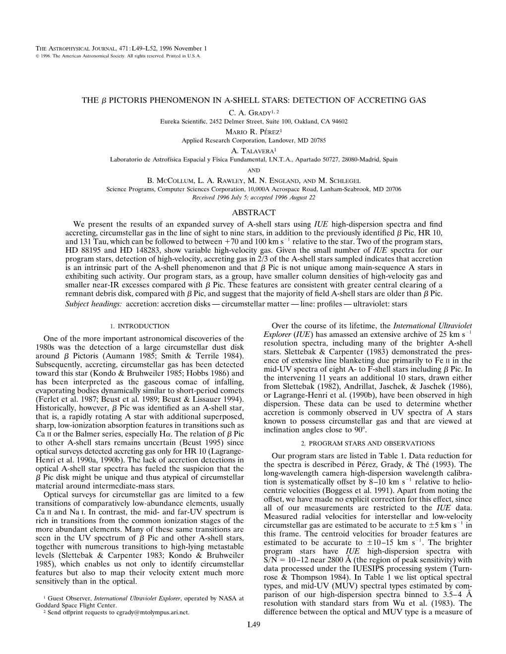 The Pictoris Phenomenon in A-Shell Stars