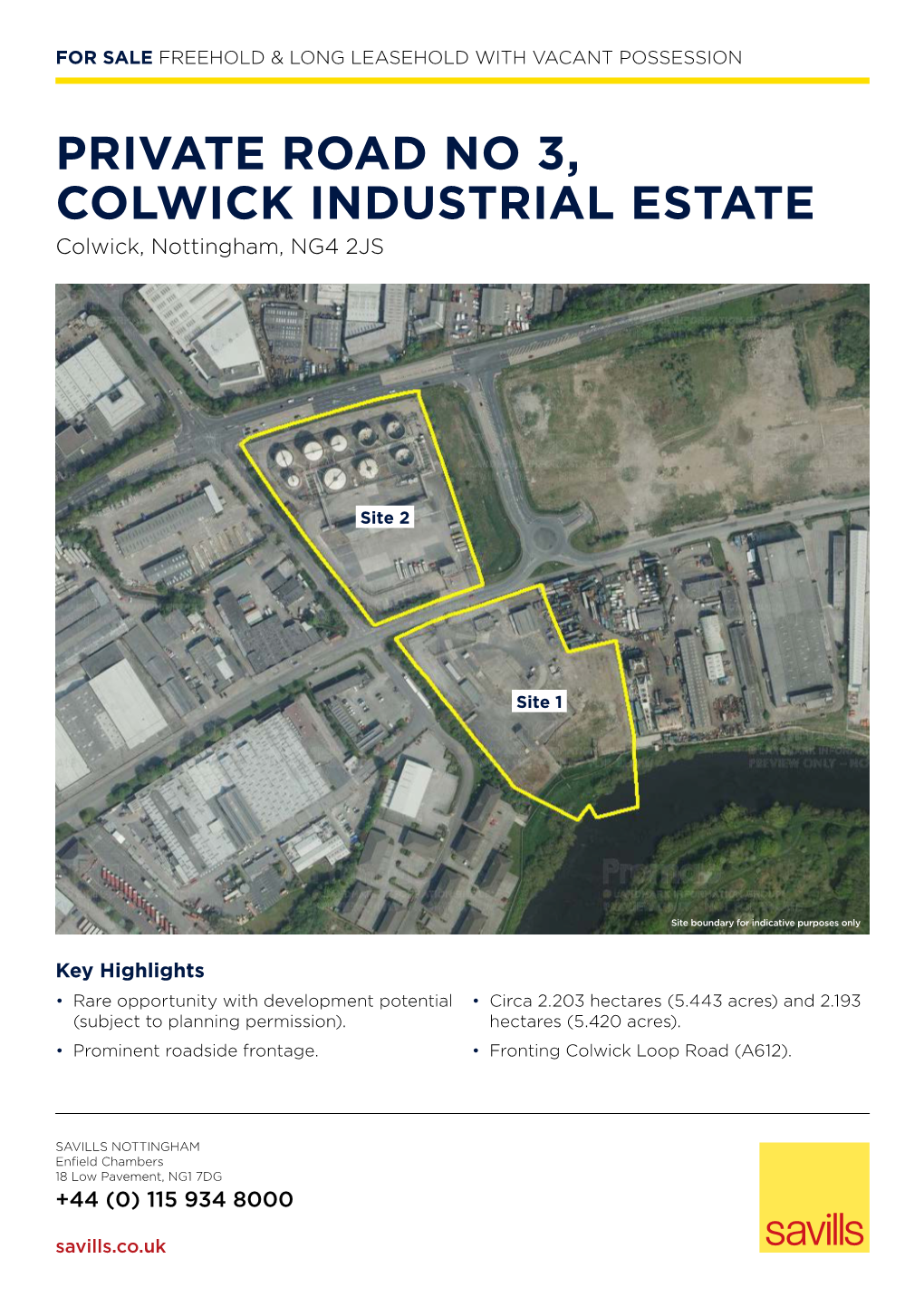 PRIVATE ROAD NO 3, COLWICK INDUSTRIAL ESTATE Colwick, Nottingham, NG4 2JS