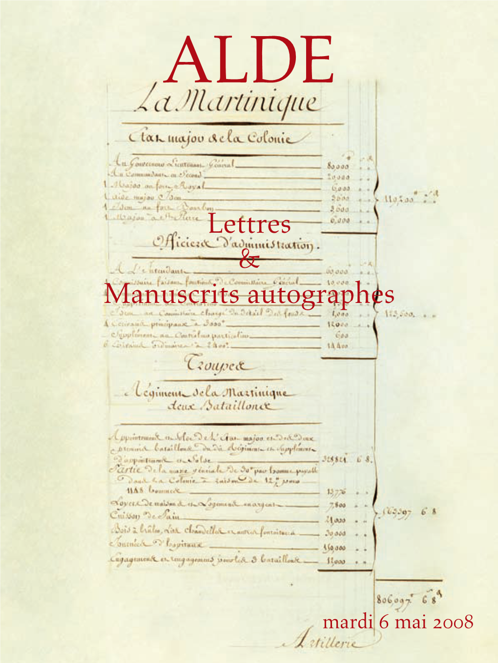 Lettres & Manuscrits Autographes