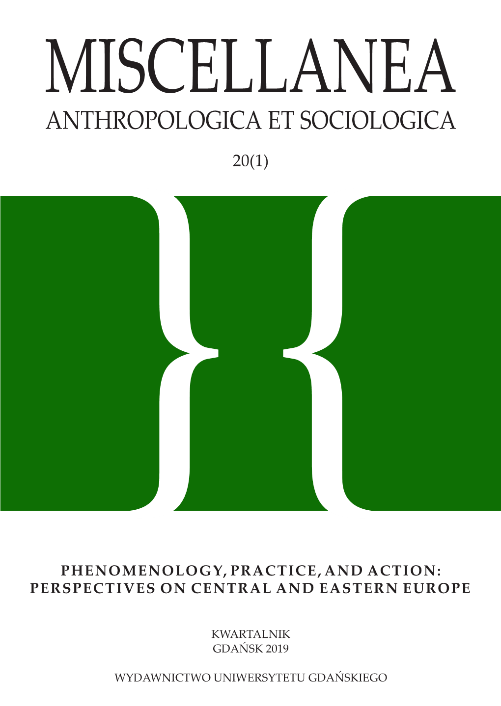 Anthropologica Et Sociologica