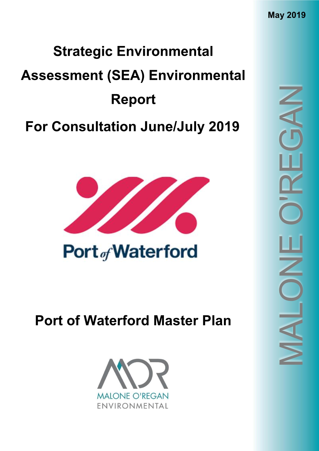 Strategic Environmental Assessment (SEA) Environmental Report, Port of Waterford Master Plan, Port of Waterford Company