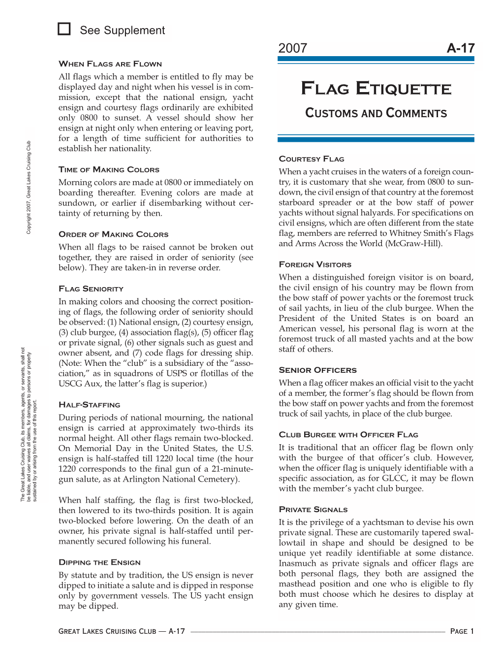 A-17 Flag Etiquette.Qxd