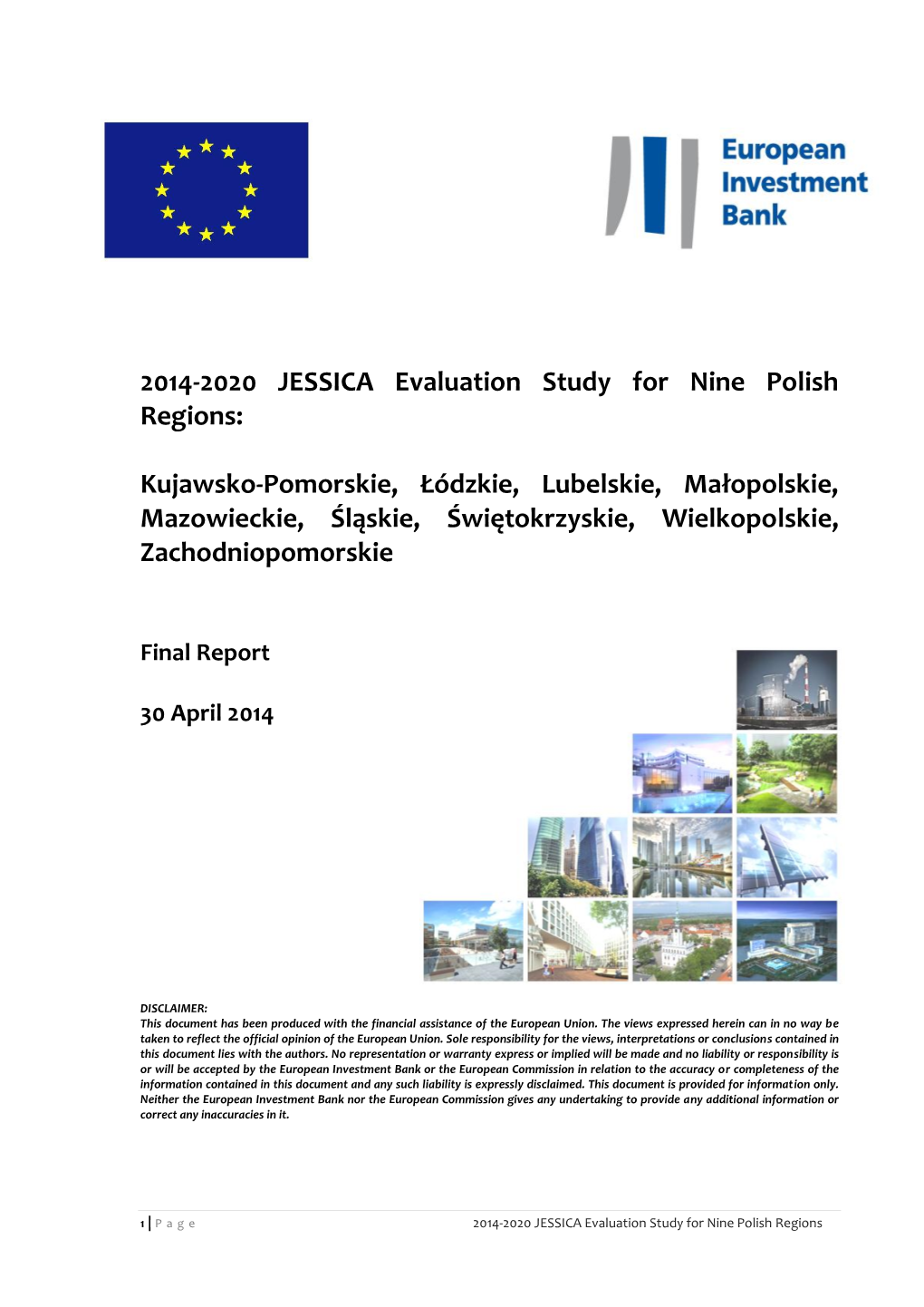 2014-2020 JESSICA Evaluation Study for Nine Polish Regions