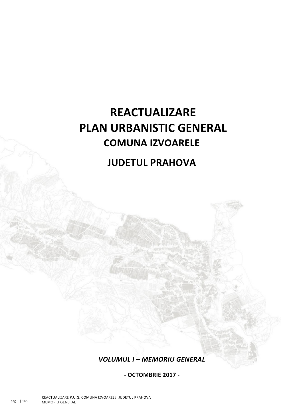 Reactualizare Plan Urbanistic General Comuna Izvoarele Judetul Prahova