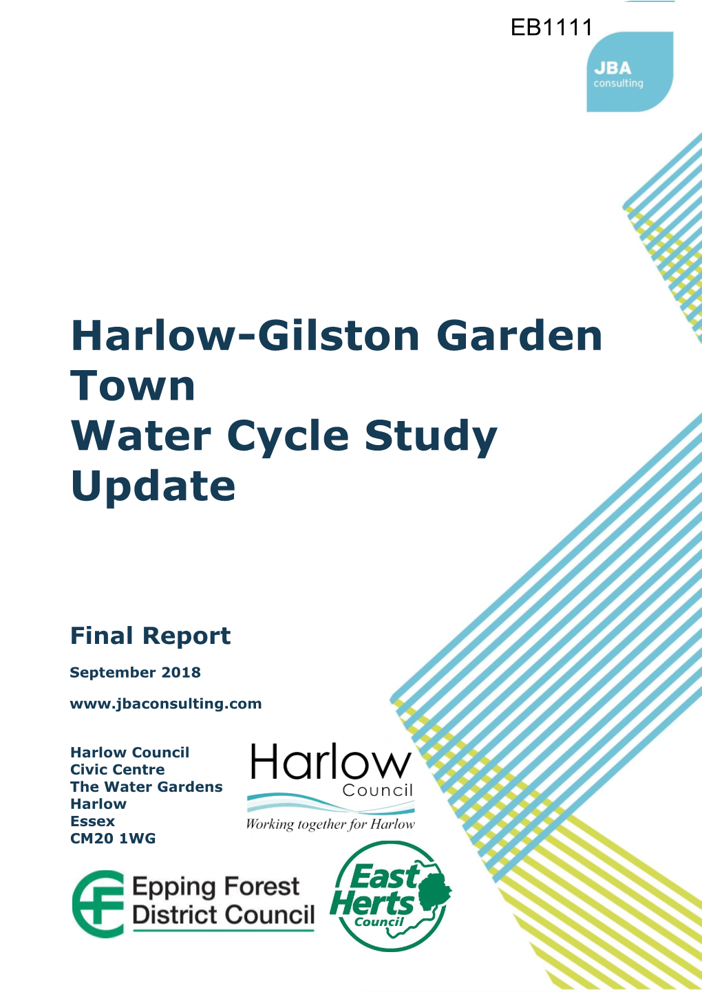 Harlow and Gilston Town Water Cycle Study Update