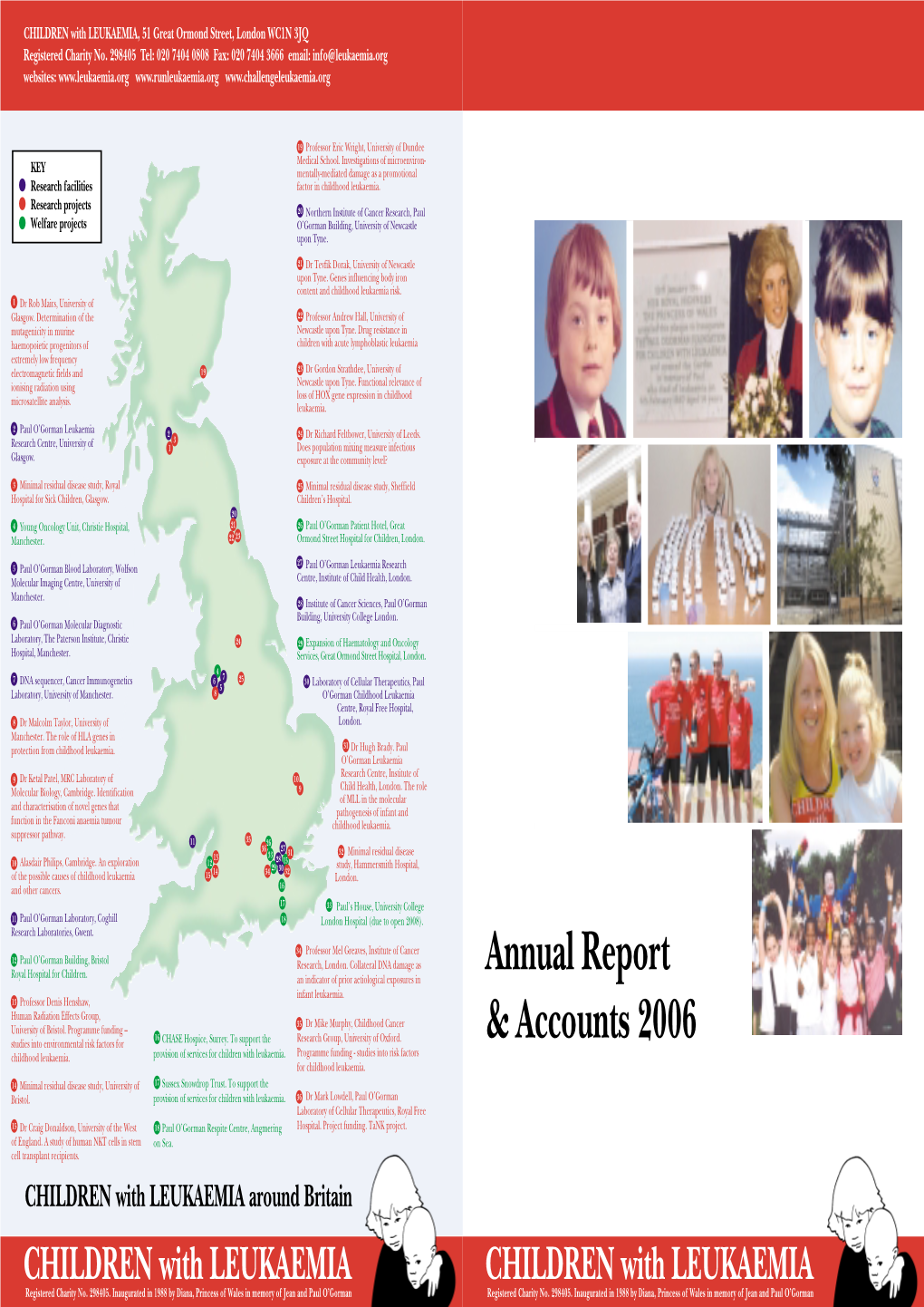 Children with Leukaemia Annual Review 2006