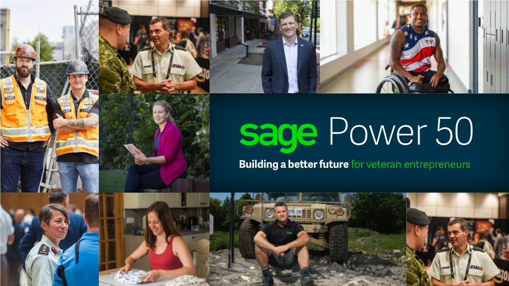 Building a Better Future for Veteran Entrepreneurs 2 #Sageservingheroes