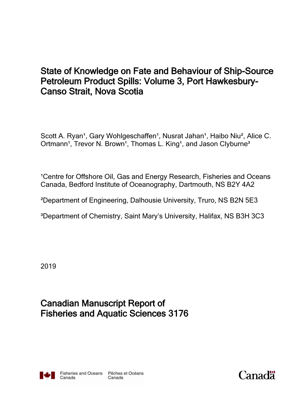 Bvolume 3, Port Hawkesbury-Canso Strait, Nova